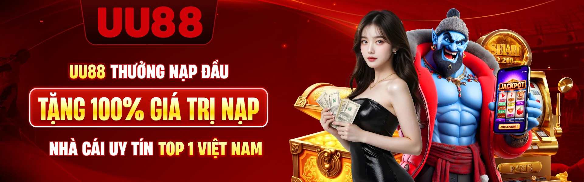 UU88 Thưởng Nạp Đầu Tặng 100% Giá Trị Nạp Nhà Cái Uy Tín Top 1 VIệt Nam