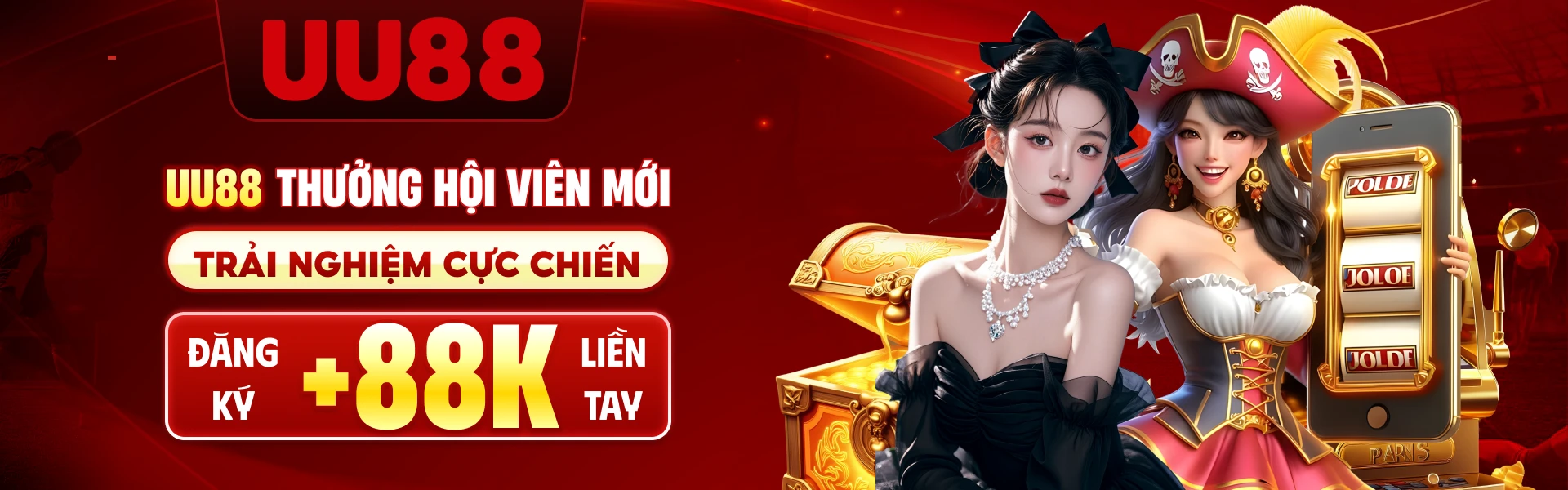 UU88 Thưởng Hội Viên Mới Trải Nghiệm Cực Chiến - Đăng Ký Cộng 88k Liền Tay